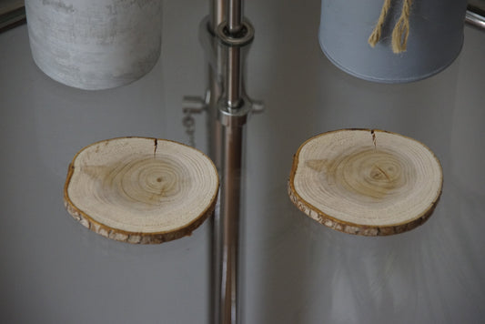 Untersetzer aus Naturholz - 4er Set